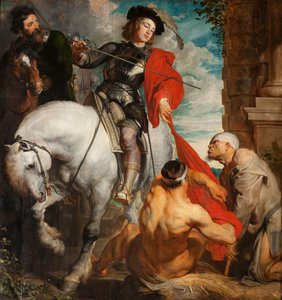 Saint Martin partageant son manteau, 1625 - Sir Anthony van Dyck