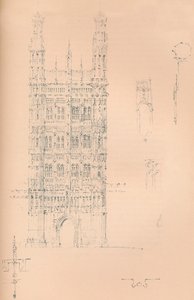 Victoria Tower, Westminster, vers 1837-1904