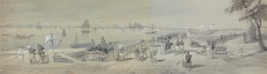 Vue générale de Calcutta, depuis l
