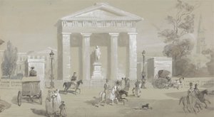 Statue du marquis de Hastings à Tank Square - Calcutta - Sir Charles D