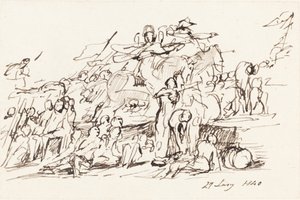 Scène de bataille - Sir David Wilkie