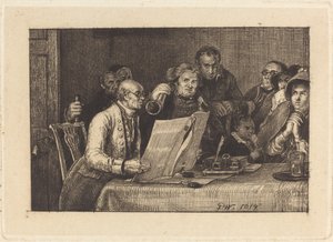 Lecture du testament - Sir David Wilkie