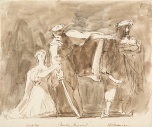 Scène de Quentin Durward - Sir David Wilkie