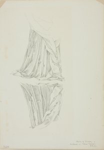 Figure drapée et réflexion, étude pour Miroir de Vénus - Sir Edward Burne Jones