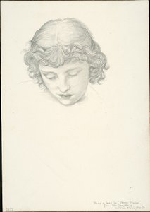 Étude pour Miroir de Vénus : Tête