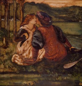 Un idylle, milieu-fin du 19e siècle - Sir Edward Coley Burne Jones