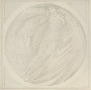 Eurydice flottant parmi les flammes, 1872-1875 - Sir Edward Coley Burne Jones