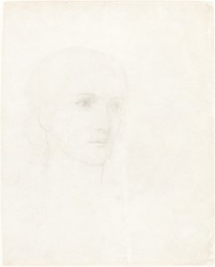 Tête de femme - Sir Edward Coley Burne Jones