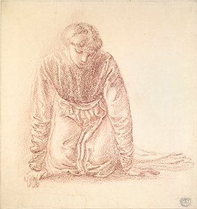 Figure agenouillée d