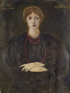 Portrait de Georgiana Burne-Jones 1840-1920, 1863 - Sir Edward Coley Burne Jones
