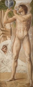 Troy Triptyque - Étude de la renommée renversant la fortune, 1875