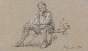Homme assis - Sir George Howland Beaumont seventh Baronet