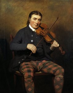 Portrait du violoniste et compositeur Niel Gow 1727-1807, 1787