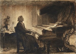 Franz Liszt au piano, 1904
