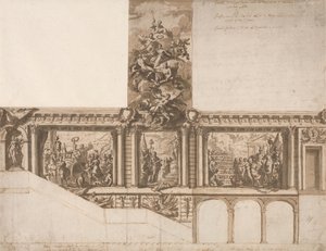 Conception pour plafonds, murs et escalier - Sir James Thornhill
