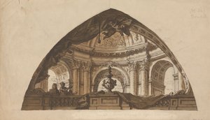 Conception pour une lunette - Sir James Thornhill
