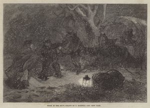 Coincé dans la neige