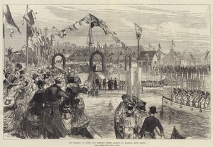 Le marquis de Lorne et la princesse Louise débarquant à Halifax, Nouvelle-Écosse - Sir John Charles Robinson