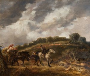 Un jour venteux - Sir John Gilbert