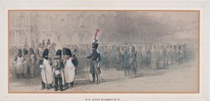 Garde nationale aux Tuileries, 1846 - Sir John Gilbert