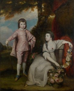 George Capel, Vicomte Malden 1757-1839, et Lady Elizabeth Capel 1755-1834, 1768 - Sir Joshua Reynolds