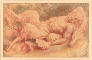 Pan allongé - Sir Peter Paul Rubens