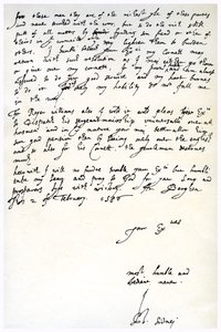 Lettre de Sir Philip Sidney à Robert Dudley, Comte de Leicester, 2 février 1586