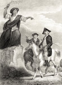 Meg Merrilies prédisant la chute de la maison d