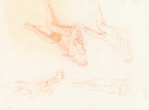 Études pour "Les Vierges sages et folles" (recto)