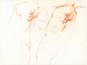 Études pour "Les Vierges Sages et Folles" [recto]