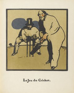 Jeu de cricket. De l
