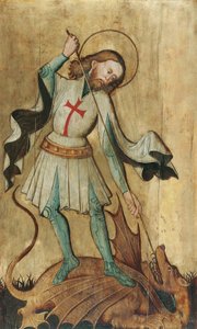 Saint Georges en tueur de dragon - Slowakischer Maler