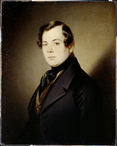 Portrait du poète Vladimir Grigorievitch Benediktov - Sándor Kozina