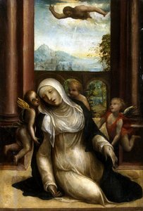 Stigmatisation et évanouissement de Sainte Catherine de Sienne