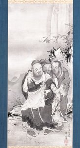 Les trois rieurs de la ravine du tigre - Soga Shohaku