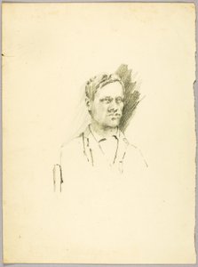 Étude de portrait - Solon H. Borglum