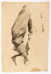 Bras droit et torse, étude pour la statue équestre - Solon H. Borglum