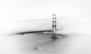 Le Golden Gate Bridge dans la brume - Songhu Yan