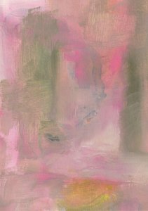 Rose poudré abstrait - Soniya Vijayakumar