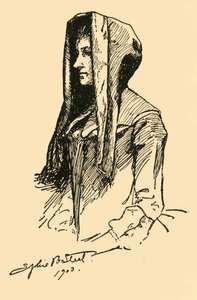 Une capuche en camlet, tirée d