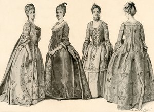 Vêtements sous le règne de George II - Sophie B. Steel