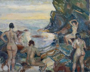 Femmes se baignant - Soren Onsager