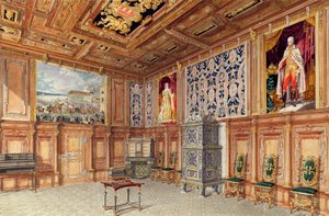 La salle du couronnement au château de Laxenburg près de Vienne - Sotira