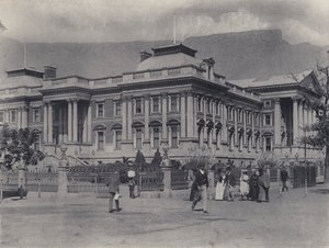 Houses of Parliament, Le Cap (photo n/b) - South African Photographer