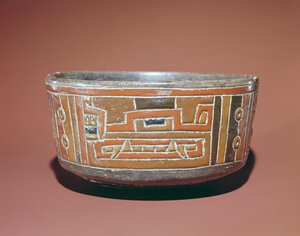 Bol décoré de la tête d