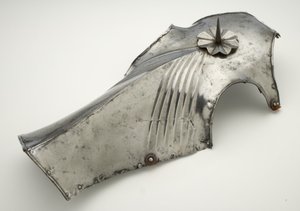 Shaffron gothique, armure de tête de cheval