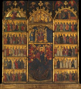 La Trinité adorée par tous les saints - Spanish Painter