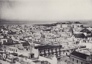 Cadix : Vue générale depuis la tour de Tavira (photo n/b) - Spanish Photographer