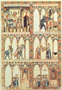 Cantiga 34, illustration des "Cantigas de Santa Maria" sous la direction d