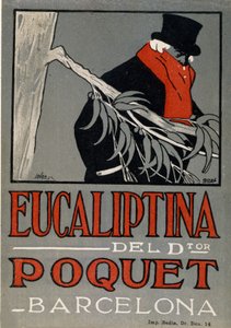 Publicité pour le médicament contre le rhume Eucaliptina, Espagne 1924 - Spanish School